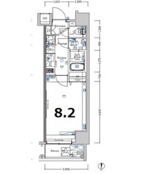 XEBEC押上の物件間取画像